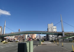 蛇松白銀歩道橋